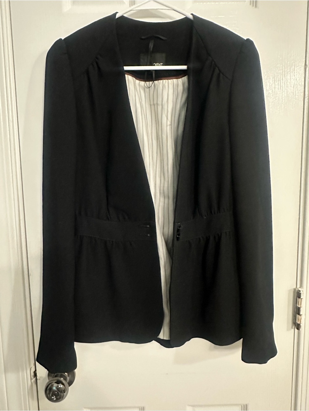 Next Black Belted Blazer Jacket